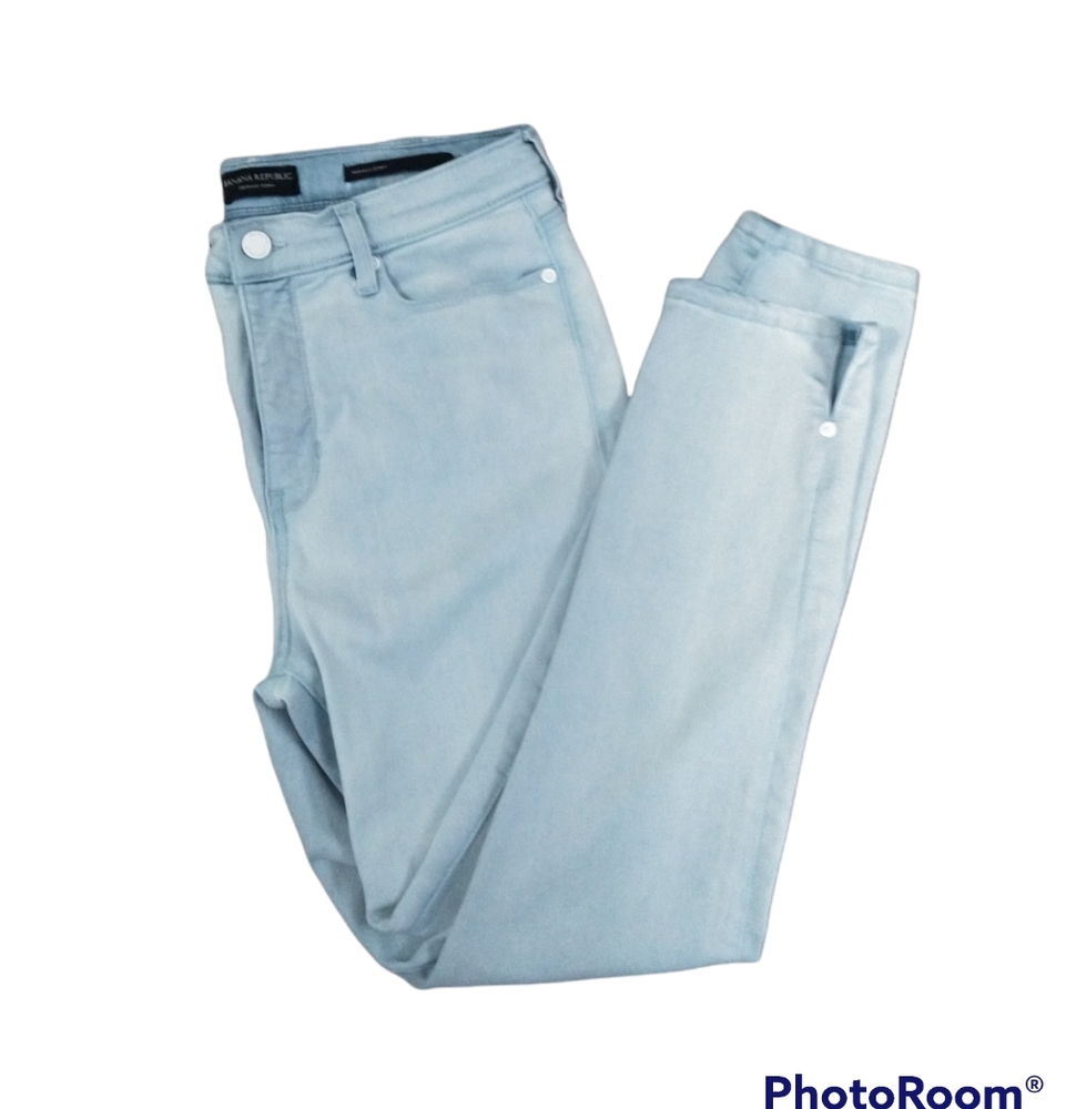 Banana Republic High Rise Skinny Jeans Light Wash 29